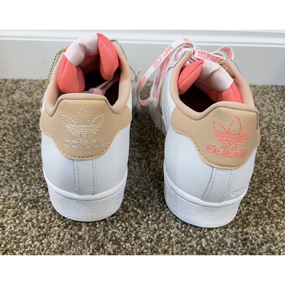 adidas Superstar Self Love Sz 8 - Coquette, Clean Streetwear, Lovecore - Picture 8 of 12